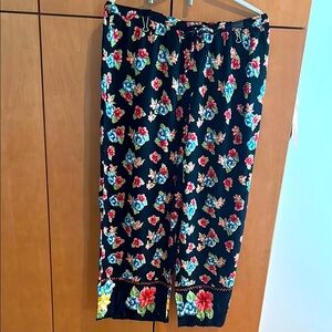Style & Co Floral Rayon Capri Pant